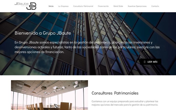 Screenshot of jbaute.com
