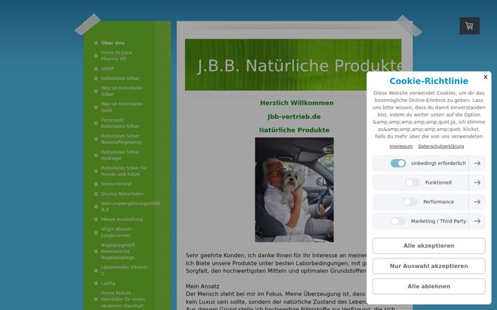 Screenshot of jbb-vertrieb.de