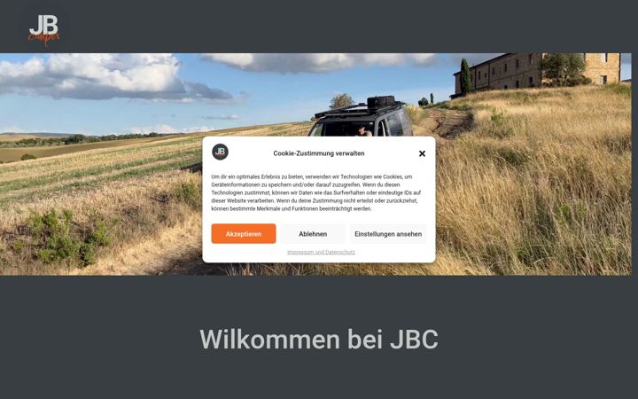 Screenshot of jbcamper.de