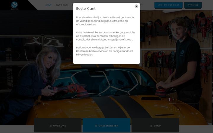 Screenshot of jbcardetail.com