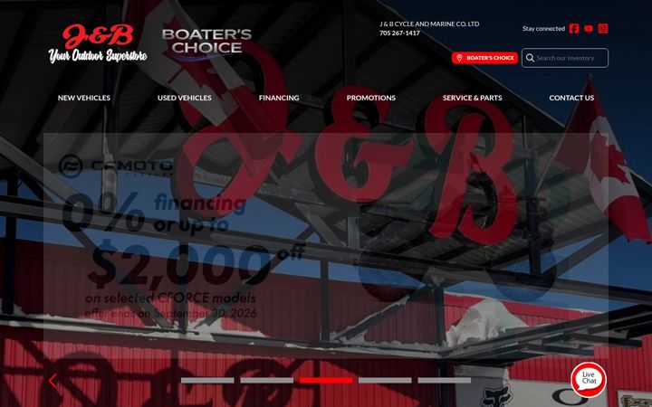 Screenshot of jbcycle.com