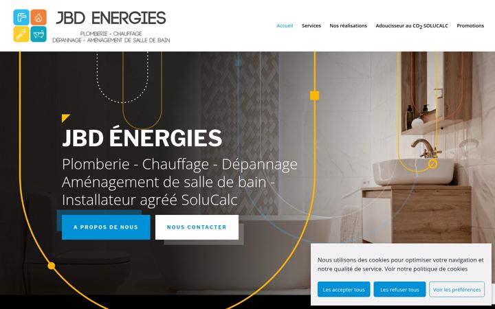 Screenshot of jbd-energies.fr