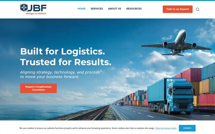 Screenshot of jbf-consulting.com