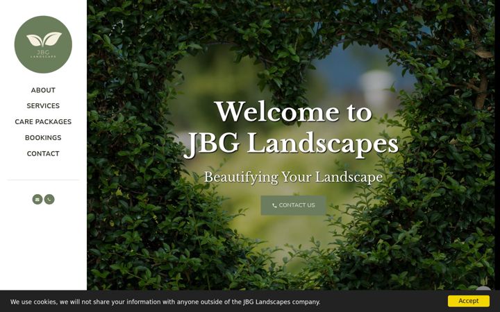 Screenshot of jbg-landscapes.co.uk