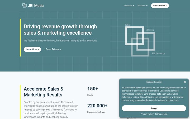 Screenshot of jbimetia.com