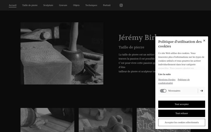 Screenshot of jbirbaum.ch