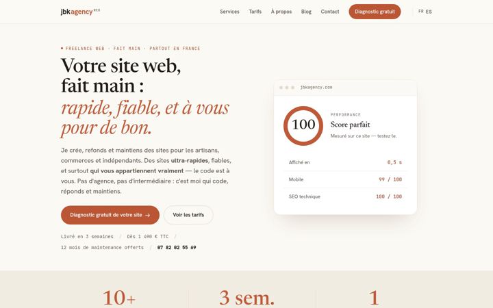 Screenshot of jbkagency.com