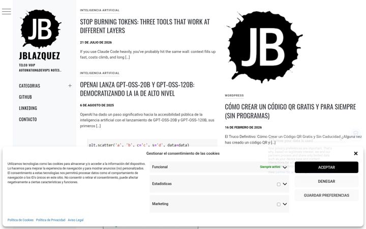 Screenshot of jblazquez.es