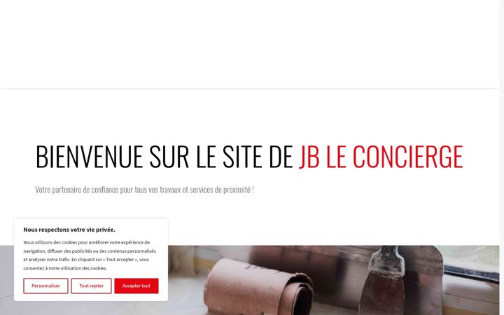 Screenshot of jbleconcierge.ch