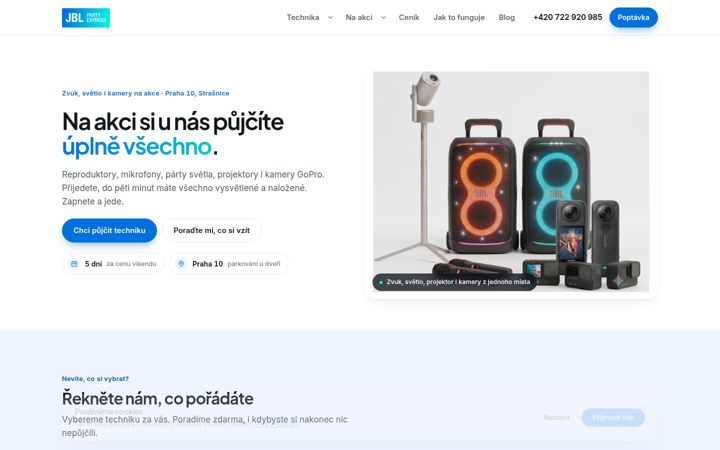 Screenshot of jblpartyexpress.cz