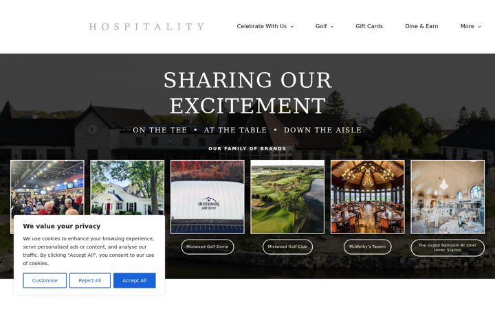 Screenshot of jbmhospitality.com