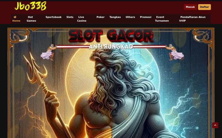 Screenshot of jbo338slot.com