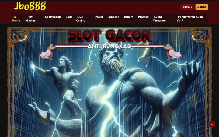 Screenshot of jbo888slot.com