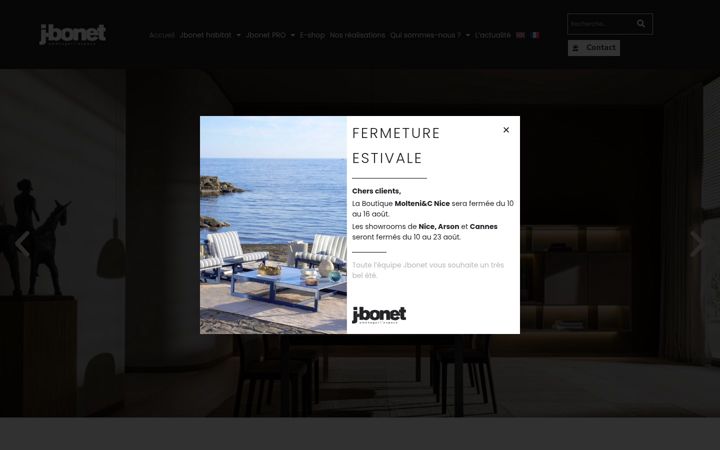 Screenshot of jbonet-mobilier.com