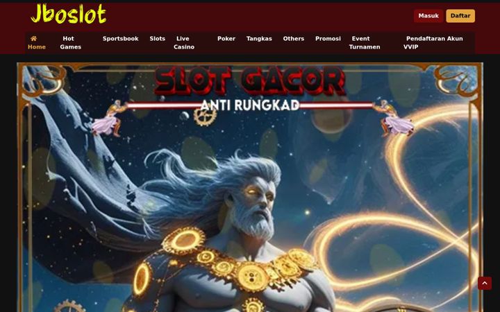 Screenshot of jboslot.net