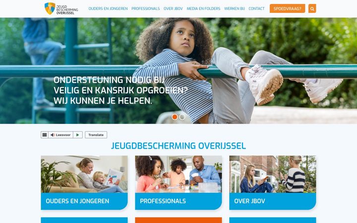 Screenshot of jbov.nl