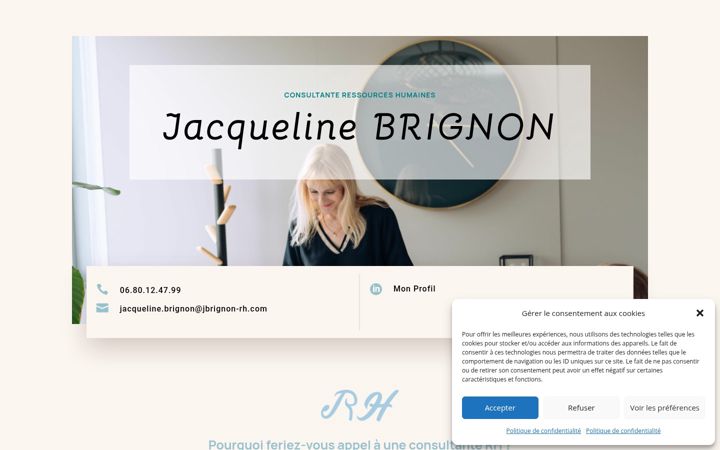 Screenshot of jbrignon-rh.com