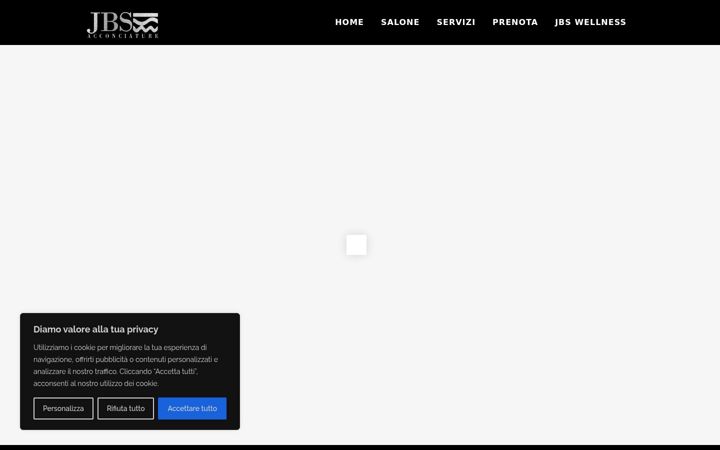 Screenshot of jbsacconciature.it