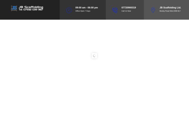 Screenshot of jbscaffolding.co.uk