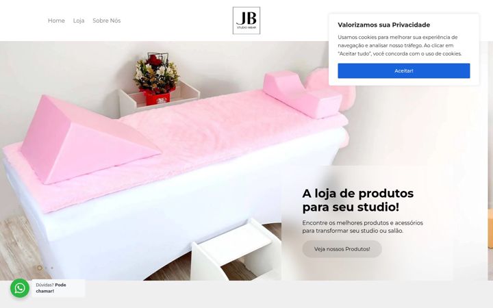 Screenshot of jbstudiowear.com.br