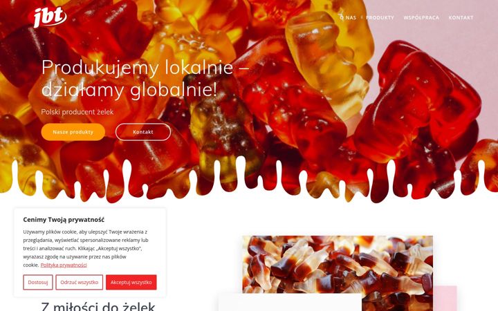 Screenshot of jbtjelly.pl