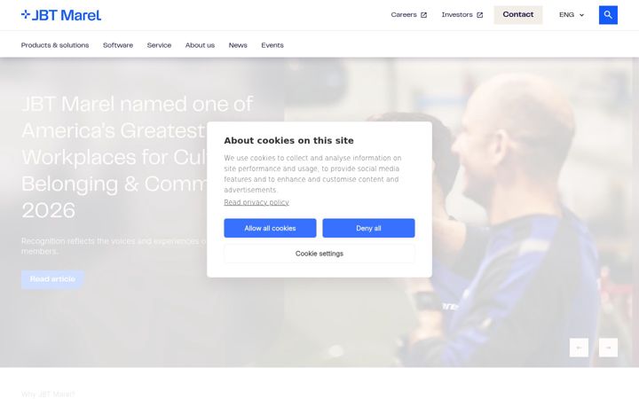 Screenshot of jbtmarel.com