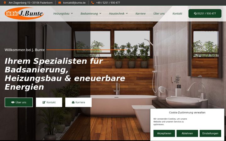 Screenshot of jbunte.de