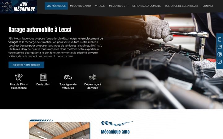 Screenshot of jbv-mecanique.fr