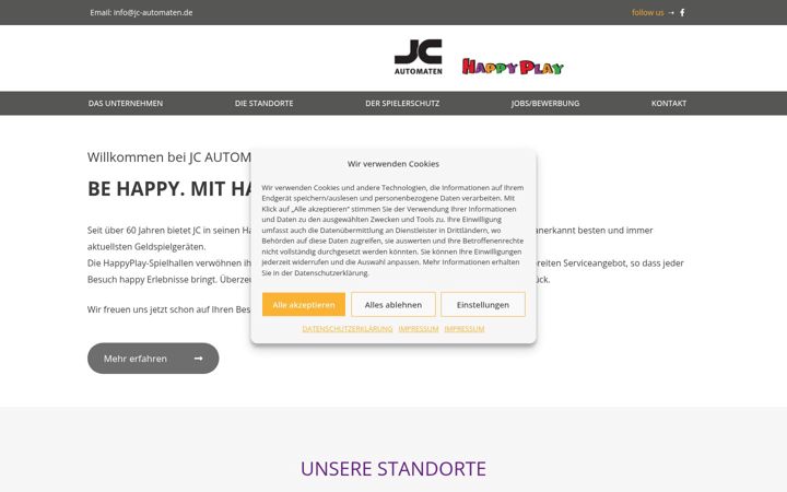 Screenshot of jc-automaten.de