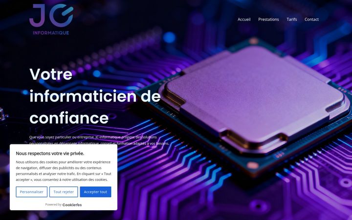 Screenshot of jc-informatique.fr