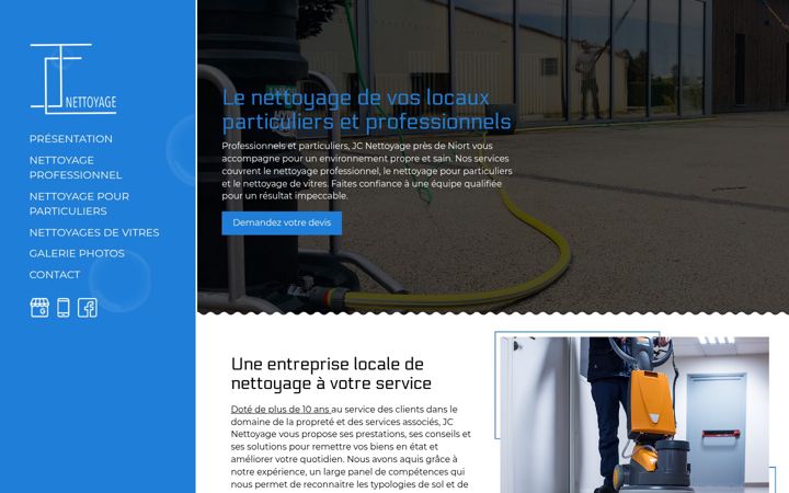 Screenshot of jc-nettoyage.fr