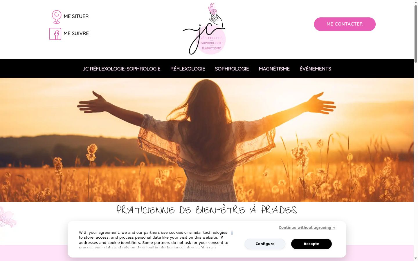 Screenshot tal-banner tal-kunsens muri qabel kwalunkwe interazzjoni