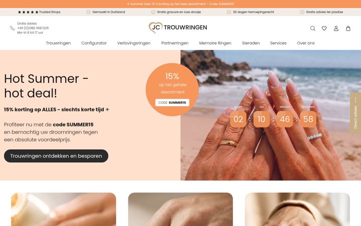 Screenshot of jc-trouwringen.nl