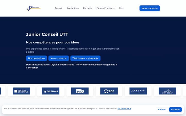 Screenshot of jc-utt.fr