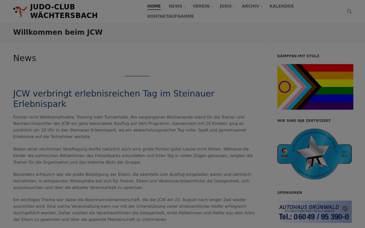 Screenshot of jc-waechtersbach.de
