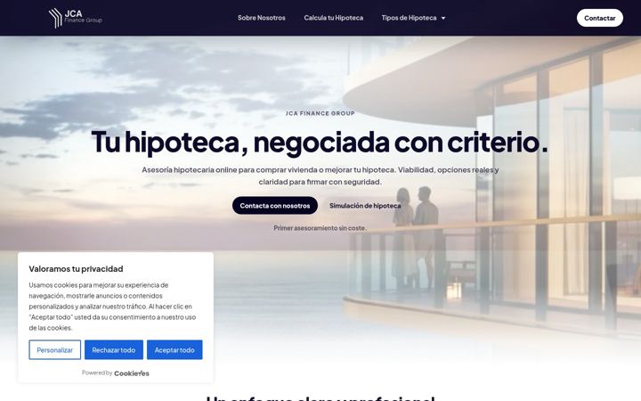 Screenshot of jcafinancegroup.com