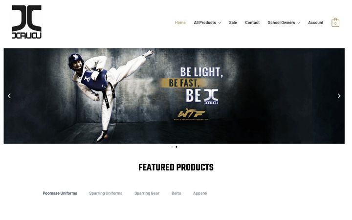 Screenshot of jcalicuusa.com