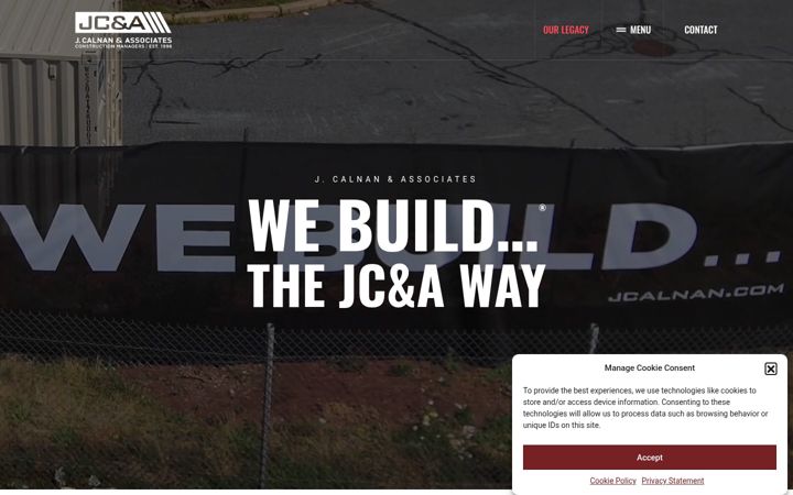 Screenshot of jcalnan.com
