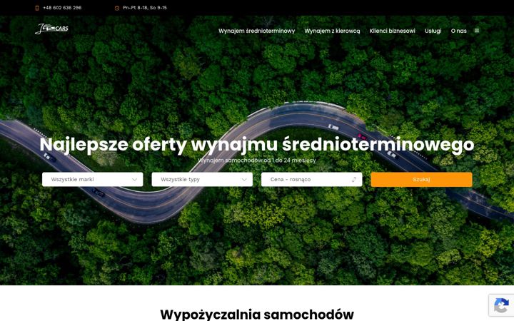 Screenshot of jcars.pl