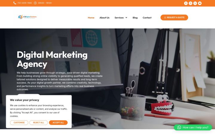 Screenshot of jcbdigitalsolutions.com