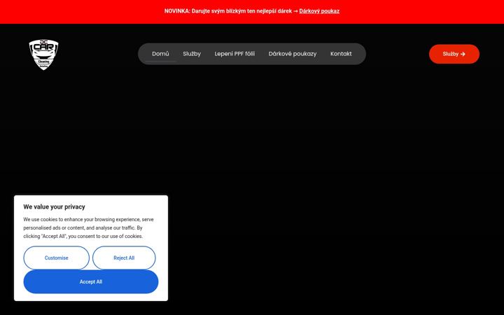 Screenshot of jccar.cz