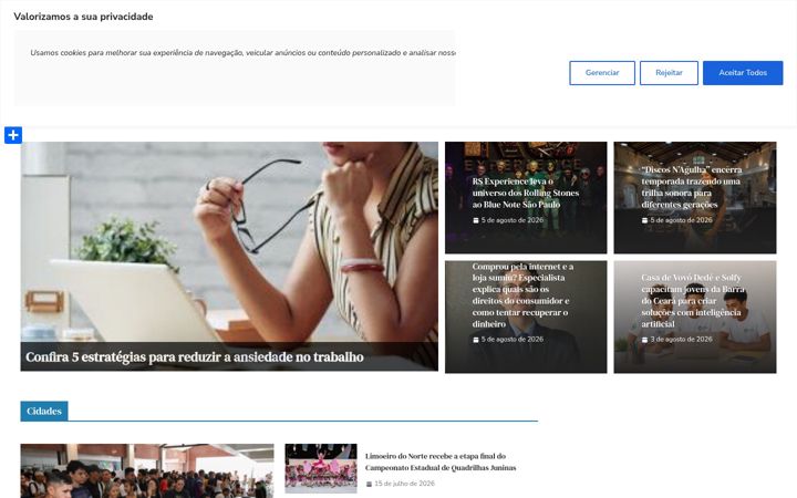 Screenshot of jcce.com.br