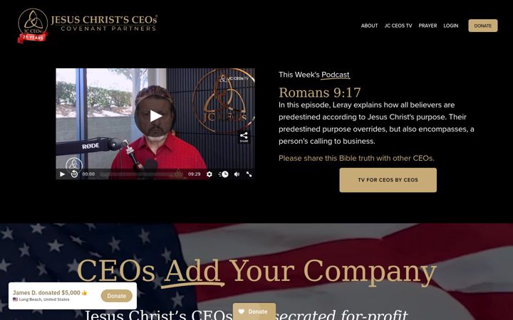 Screenshot stránky jcceos.com