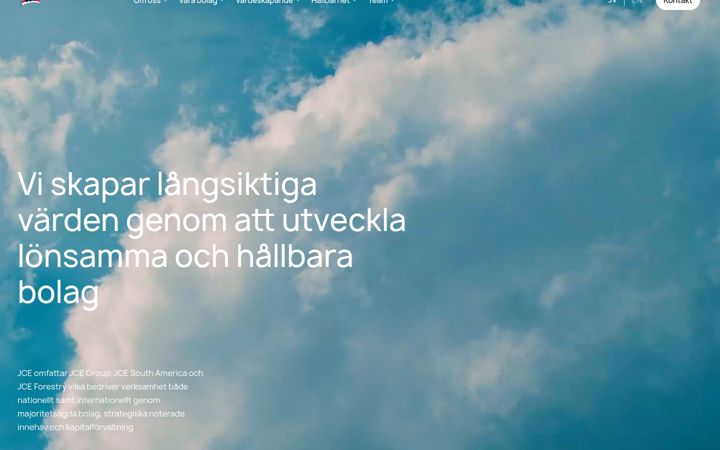 Screenshot of jce.se