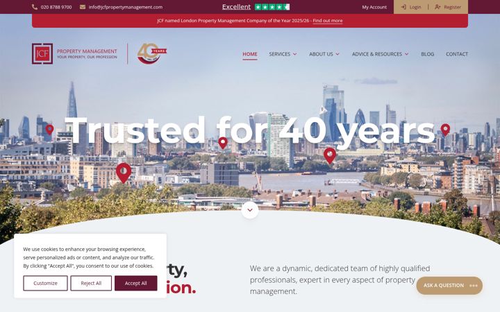 Screenshot of jcfpropertymanagement.com