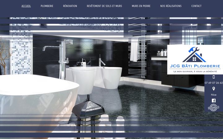 Screenshot of jcgbatiplomberie.fr
