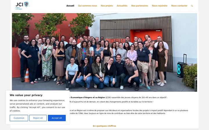 Screenshot of jciangers.com