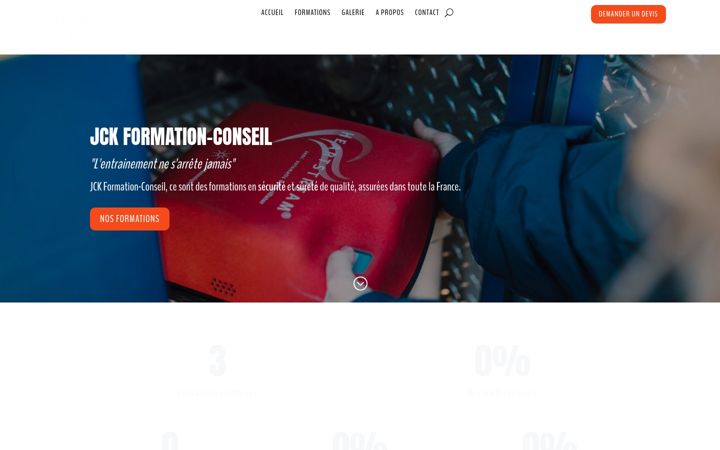 Screenshot of jckformation.fr