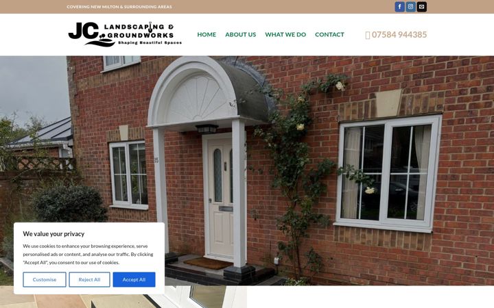 Screenshot of jclg.co.uk
