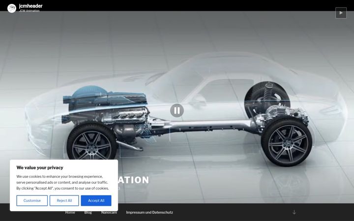 Screenshot of jcm-animation.de